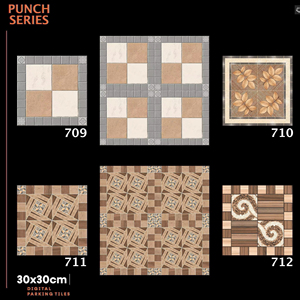 Parking Grade Digital Outdoor Tiles Matt Ceramic 300x300mm 30x30cm 12x12 Inch <b>Flooring</b> for Driveway Garage and Exterior - Product Image 1