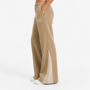 Custom Women's <b>Wide</b> <b>Leg</b> Flare Sweat <b>Pants</b> Soft Spandex/Cotton Fabric Regular Fit <b>Lounge</b> Premium Quality Quick Dry <b>Pant</b> - Product Image 3