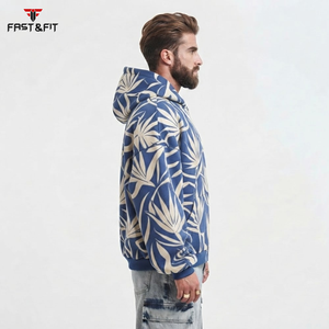 Collection Hiver 2026 – Sweats à Capuche Homme 100% Coton Séchage Rapide Respirant Coupe Ample Couleur Unie Léger Logo Personnalisé - Product Image 6