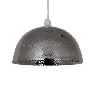 Lámpara colgante de forma redonda de hierro y Metal de la mejor calidad, lámpara colgante de diseño clásico con acabado de níquel - Product Image 2