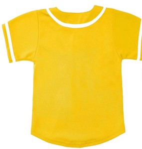 Maillot de baseball personnalisé à manches courtes avec logo sur le devant, unisexe pour enfants, t-shirts de sport tricotés imprimés - Product Image 6