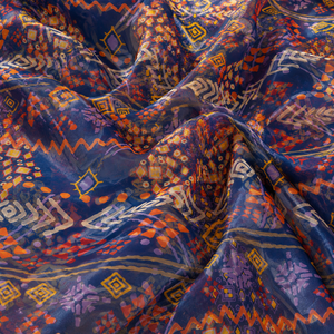 Tela Decorativa Estampada 100% Poliéster, Suave y con Buen Caída, para Prendas de Vestir y Decoración del Hogar - Product Image 2