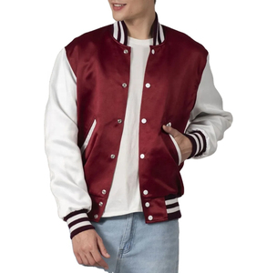 Chaqueta Bomber Deportiva Unisex LEXUS SPORTS, Estilo Vintage, Satinada, Ajustada, para Otoño, con Cuello Alto y Logotipo Frontal Teñido, Transpirable y de Alta Calidad - Product Image 1