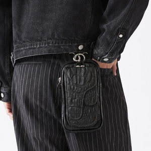 Riñonera de cuero genuino de primera calidad para hombre, para viajes y artículos esenciales diarios - Product Image 2
