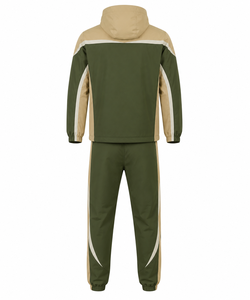 Conjunto Deportivo de Verano para Hombre, Chaqueta Corta Ligera Informal con Capucha, Pantalones Cortos con Cordón, Estilo Urbano, 2 Piezas, Nailon - Product Image 4