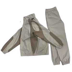 Premium Quality Custom Logo Winter Casual Breathable Men's Windbreaker Set <b>Waterproof</b> Woven 100% Polyester <b>Tracksuits</b> MADE BY BS - Product Image 3