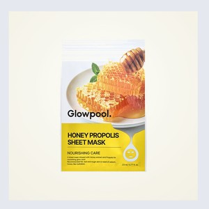 Mascarillas Faciales GLOWPOOL Coreanas K-Beauty Glowful Honey Propolis, Hechas en Corea, 10 Unidades, Cuidado Facial - Product Image 4