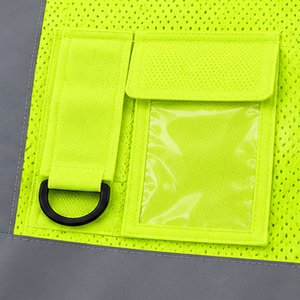 Gilet de sécurité routière haute visibilité, vêtements de travail réfléchissants, fournisseur personnalisé, fabricant en gros, gilet de protection pour équipe de circulation - Product Image 5