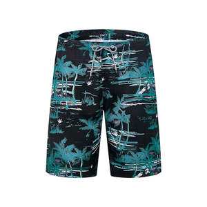 Shorts de plage personnalisés en polyester pour hommes, shorts de surf, maillot de bain, short de bain avec poche arrière, caleçons de bain - Product Image 1