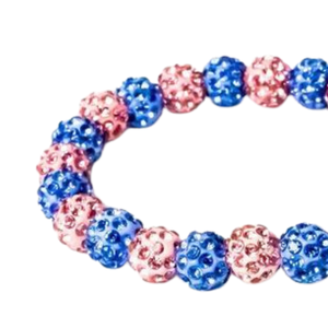Pulsera de Cristal con Dijes de Niño y Niña, Pulsera Elástica con Cuentas, Joyería de Moda, Regalo para Mujer, Uso Diario - Product Image 3