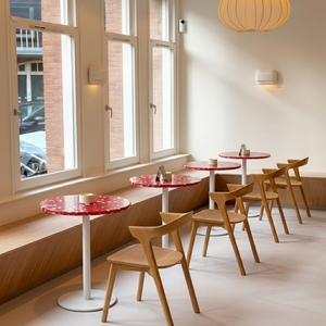 Mesa de Centro de Plástico Reciclado, Diseño Moderno, Impermeable, Duradera, Ecológica, Muebles para el Hogar, Escuela, Sala de Estar, Hotel - Product Image 6