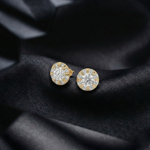 Boucles d'oreilles clous en diamant de laboratoire 3,96 carats, or 14 carats, certifiées IGI, légères, durables, bijoux de luxe pour femme, idéales pour les occasions spéciales - Product Image 6