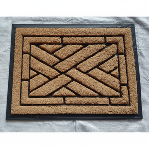 Jucor Viair Classic Office Entrance <b>Coir</b> <b>Doormat</b> Rubber Non-Slip Machine Made Sublimation Medium Thickness Custom Door Kerala - Product Image 1