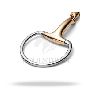 Mors d'entraînement Eggbutt Savor Gold Snaffle pour le contrôle équestre - Product Image 4