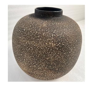 Maceta de Hierro para Interiores y Exteriores con Acabado Antiguo Desgastado para Plantas y Flores, Decorativa - Product Image 1