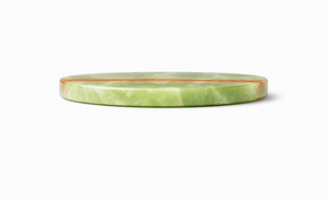 Natural Green Onyx Polished Pebble <b>Coaster</b> Stone Table Mat Round <b>Drink</b> <b>Coaster</b> for Hospitality Decor - Product Image 5