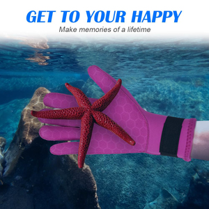 Guantes de Buceo de Neopreno sin Costuras con Interior Antideslizante para Natación de Larga Duración, Snorkel y Sesiones de Entrenamiento Profesional - Product Image 2