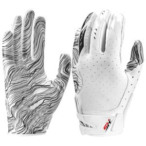 Guantes de Receptor de Fútbol Americano, Transpirables, con Dorso de Poliéster, Mayor Comodidad, Equipo Deportivo para Atletas Universitarios - Product Image 1