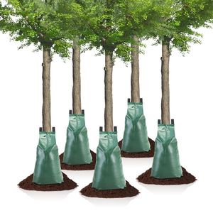 Kit di 5 sacchi per irrigazione verdi da 20GAL per la cura delle piante da esterno - Product Image 2