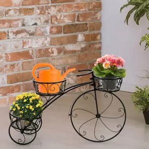 Maceta Moderna de Metal para Interiores, Diseño Creativo de Bicicleta, para Jardín, Balcón y Azotea - Product Image 4