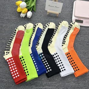 Strong <b>Grip</b> Football Soccer <b>Socks</b> Anti-slip Breathable Mesh Durable for Training High-quality Vietnam Factory Custom Logo - Product Image 2