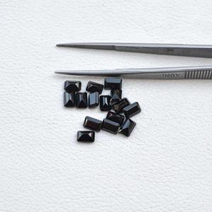 La mejor calidad certificada 3x5mm 10x14mm Espinela negra natural Corte Octágono Piedra preciosa suelta facetada Verificado por el proveedor del fabricante - Product Image 1