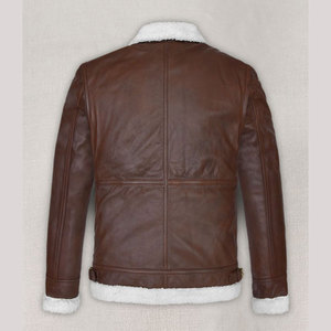Chaqueta de Piel de Oveja para Hombre, Primavera, Genuina, Suave, Cálida, Impermeable, Transpirable, Resistente al Viento, Ecológica, Ligera, Elegante, Corte Regular - Product Image 4