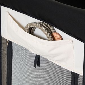 Lit pour chien pliable et portable avec tissu Oxford 600D et velours hollandais, lit surélevé pour animaux de compagnie avec côtés en S - Product Image 3