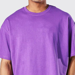 เสื้อยืดผู้ชายคอกลม แขนสั้น ทรงโอเวอร์ไซส์ สไตล์ฮิปฮอป ผ้าฝ้าย 100% แห้งเร็ว เป็นมิตรกับสิ่งแวดล้อม เหมาะสำหรับฤดูร้อน รับผลิตแบบ OEM ODM - Product Image 3