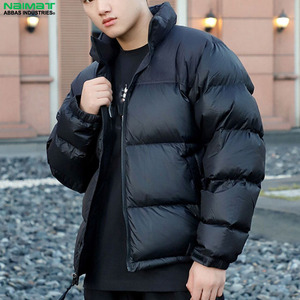 เสื้อแจ็คเก็ตบุขนเป็ดคุณภาพสูง แจ็คเก็ตพัฟเฟอร์บุขนเป็ดสำหรับผู้ชาย อุ่น ระบายอากาศได้ดี มีฮู้ด ผ้าฟลีซ เสื้อแจ็คเก็ตฤดูหนาวสำหรับผู้ชาย แบบมีซิป - Product Image 5