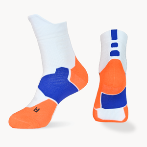 Men's Athletic Basketball <b>Socks</b> Quick Dry Knitted Sport <b>Socks</b> Red <b>Black</b> Gray Multicolor Options Summer Wear - Product Image 4