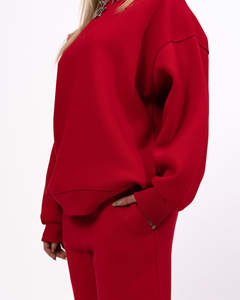 Conjunto Deportivo de Otoño e Invierno para Mujer, Sudadera con Capucha Gris y Top Corto con Pantalones Anchos, Chaqueta Deportiva, Ropa Deportiva Activa - Product Image 2