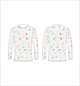 T-shirt à manches longues pour homme, blanc, camouflage coloré, motif géométrique multicolore, col rond, tee-shirt décontracté, streetwear, hauts pour la gym et l'entraînement - Product Image 1