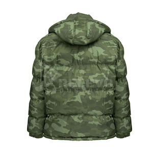 Custom Unisex Full-Zip Puffer <b>Jackets</b> Removable Hood <b>Fleece</b> <b>Lining</b> Winter Coat <b>with</b> Pockets Casual Winter Wear - Product Image 5