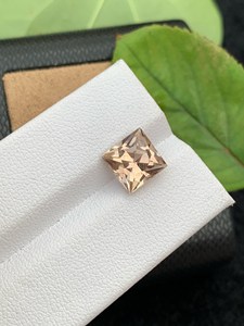 Topaze dorée naturelle, taille Asscher, facettée, pierre précieuse en vrac, qualité excellente, rare, certifiée par un tiers, pour la fabrication de bijoux fins - Product Image 5