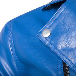 Chaqueta de cuero impermeable para hombre, la más vendida en línea, diseño personalizado, corte ajustado, para invierno. - Product Image 3