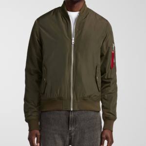 เสื้อแจ็คเก็ตกันลมแบบกำหนดเองสำหรับฤดูหนาว ราคาขายส่งตามสั่ง เสื้อแจ็คเก็ตผู้ชายไซส์ใหญ่ ผ้าซาตินเรียบ รุ่นบอมเบอร์ ปี 2026 - Product Image 5