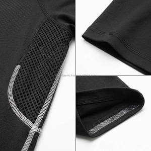 Athletic <b>Compression</b> <b>Shirt</b> for <b>Men</b> Long Sleeve Sports Base Layer Moisture Wicking Gym Workout Running Fitness Wear Custom OEM - Product Image 4