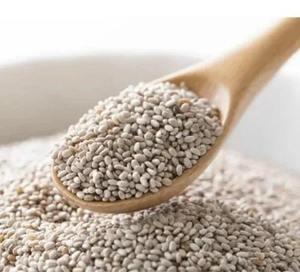 Graines de Chia Blanches Entières Qualité Alimentaire Ingrédient Superaliment 100% Pur Végétal Qualité Commerciale Fabrication Alimentaire Naturelle - Product Image 1