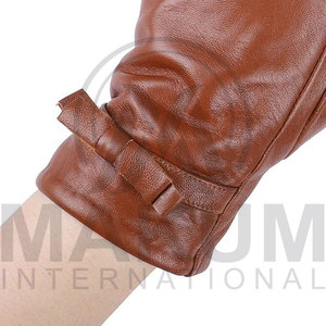 Premium Quality Breathable Material Leather Driving Gloves High Quality Custom Fashion Dressing Men's Leather Gloves - Product Image 3