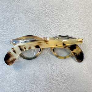 Handmade Eco-Friendly Buffalo Horn Rectangle Glasses <b>Frames</b> <b>Antique</b>/Modern Style Rivet Design Unisex by Perfect Enterprises - Product Image 4