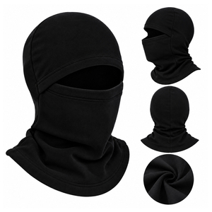 Pasamontañas Negro Personalizado de Tela Elástica de Alta Calidad, Diseño de Cobertura Completa del Cuello, Ajuste Cómodo, Uso Diario - Product Image 6