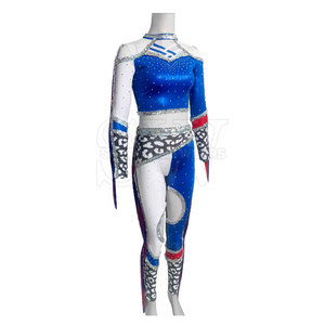 Ensemble d'uniformes de majorettes pour filles avec accents décoratifs et coupe confortable pour les événements scolaires et les défilés publics - Product Image 2