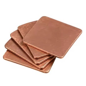 Premium Table Copper <b>Coaster</b> <b>Set</b> Decorative Beverage Holder for Luxury Dining Restaurant Hotel Bar Coffee Table - Product Image 3