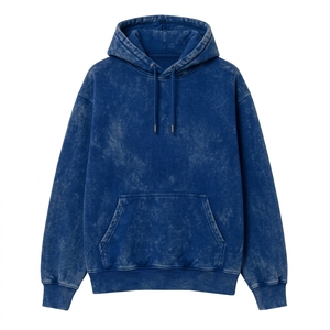 Sweat-shirt à capuche brodé pour femme, en molleton de coton épais, coupe oversize, style streetwear, avec logo personnalisé - Product Image 1