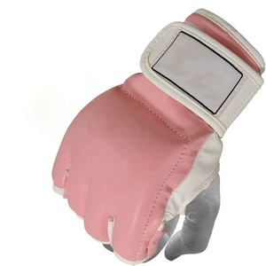 Guantes MMA de palma abierta para hombres y mujeres para Kickboxing Sparring Muay Thai Boxing para grappling y artes marciales - Product Image 6