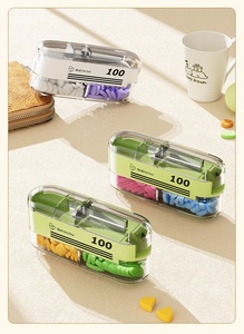 เครื่องตัดยาและกล่องเก็บยาแบบพกพาขนาดเล็ก ผลิตจากวัสดุ PC + ABS + สแตนเลส (SS304) น้ำหนักเบาเพียง 55 กรัม รับสกรีนโลโก้สำหรับเก็บยา - Product Image 4