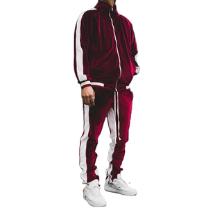 <b>Men's</b> Custom Casual Solid Sport Tracksuits for Winter Jogging & Running Training Breathable Fleece Made in Pakistan - Product Image 2