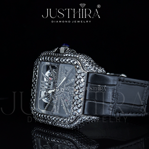 Reloj de Pulsera con Diamantes Incrustados y Cristal de Zafiro, Movimiento Automático, Ideal para Regalos de Lujo, Disponible a Precio de Fábrica - Product Image 3