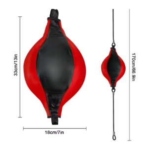 PROFIT SPORTS Saco de Boxeo Personalizado de Doble Extremo con Material de PU para Entrenamiento en Gimnasio y Ejercicio Físico, Saco de Velocidad Colgante - Product Image 1